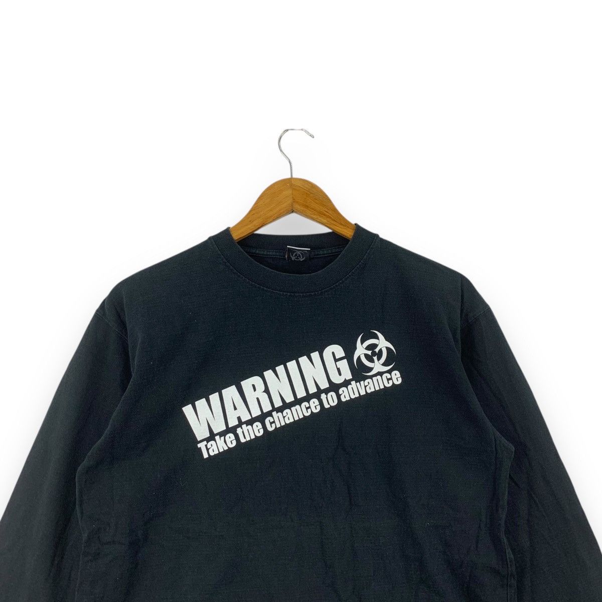 Vintage Vintage WARNING STREET GEAR Take Chance To Advance Tee Size US L / EU 52-54 / 3 - 2 Thumbnail