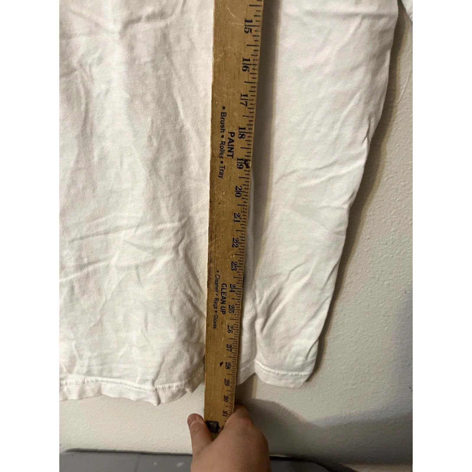 Wrangler VINTAGE Wrangler Polo Shirt Mens XL White Knit Logo Short Sleeve Polo Shirt XL White Logo, American Classic, Wrangler, Men, Polo Size US XL / EU 56 / 4 - 4 Thumbnail