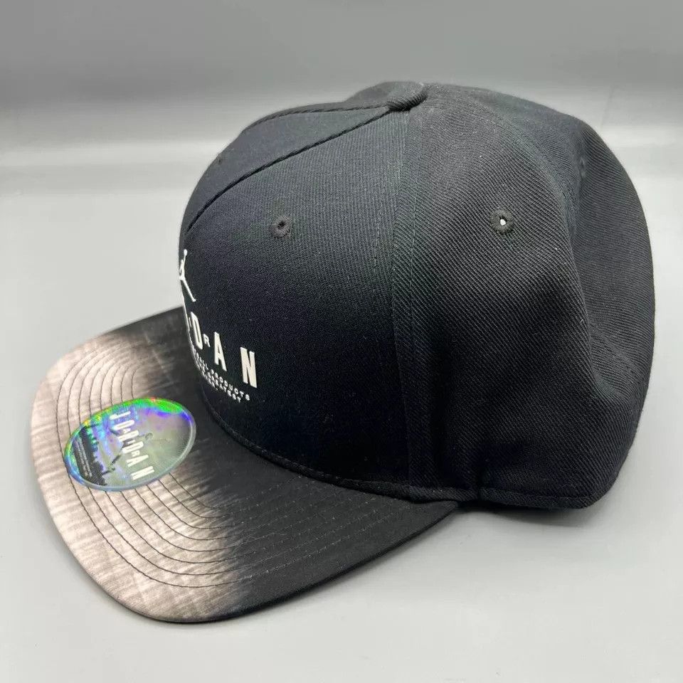 Jordan Brand Air Jordan Hat Men Black Faded Jumpman Snap Back Cap Size ONE SIZE - 2 Thumbnail