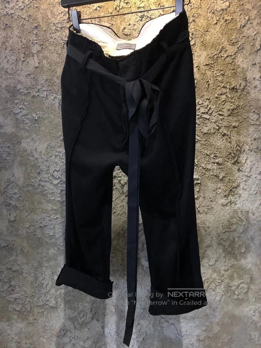 Elena Dawson elena dawson wool pants with tie belt. Size 28" / US 6 / IT 42 - 5 Thumbnail