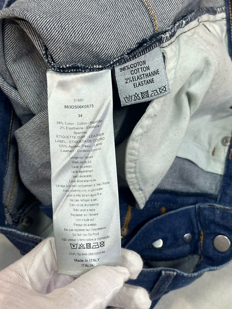 Dior Dior Embossed slogan jeans Size US 34 / EU 50 - 5 Thumbnail