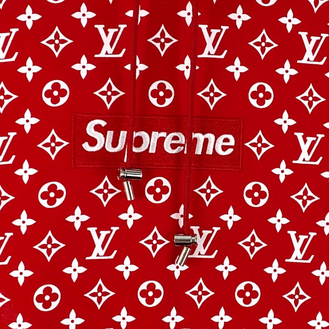 Louis Vuitton LW0255 Louis Vuitton Red Logo MonogramLong-Sleeve Sweatshirt Size XXS / US 00 / IT 34 - 3 Thumbnail