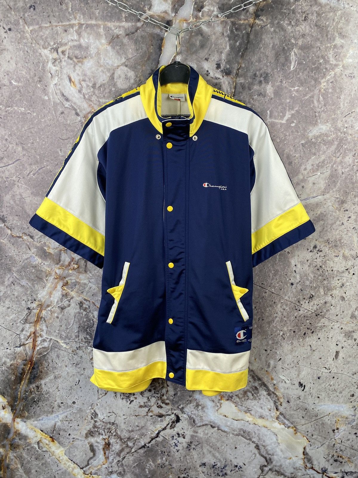 Champion Men’s Champion USA Jacket Short Sleeve Sportswear Size M Size US M / EU 48-50 / 2 - 1 Thumbnail