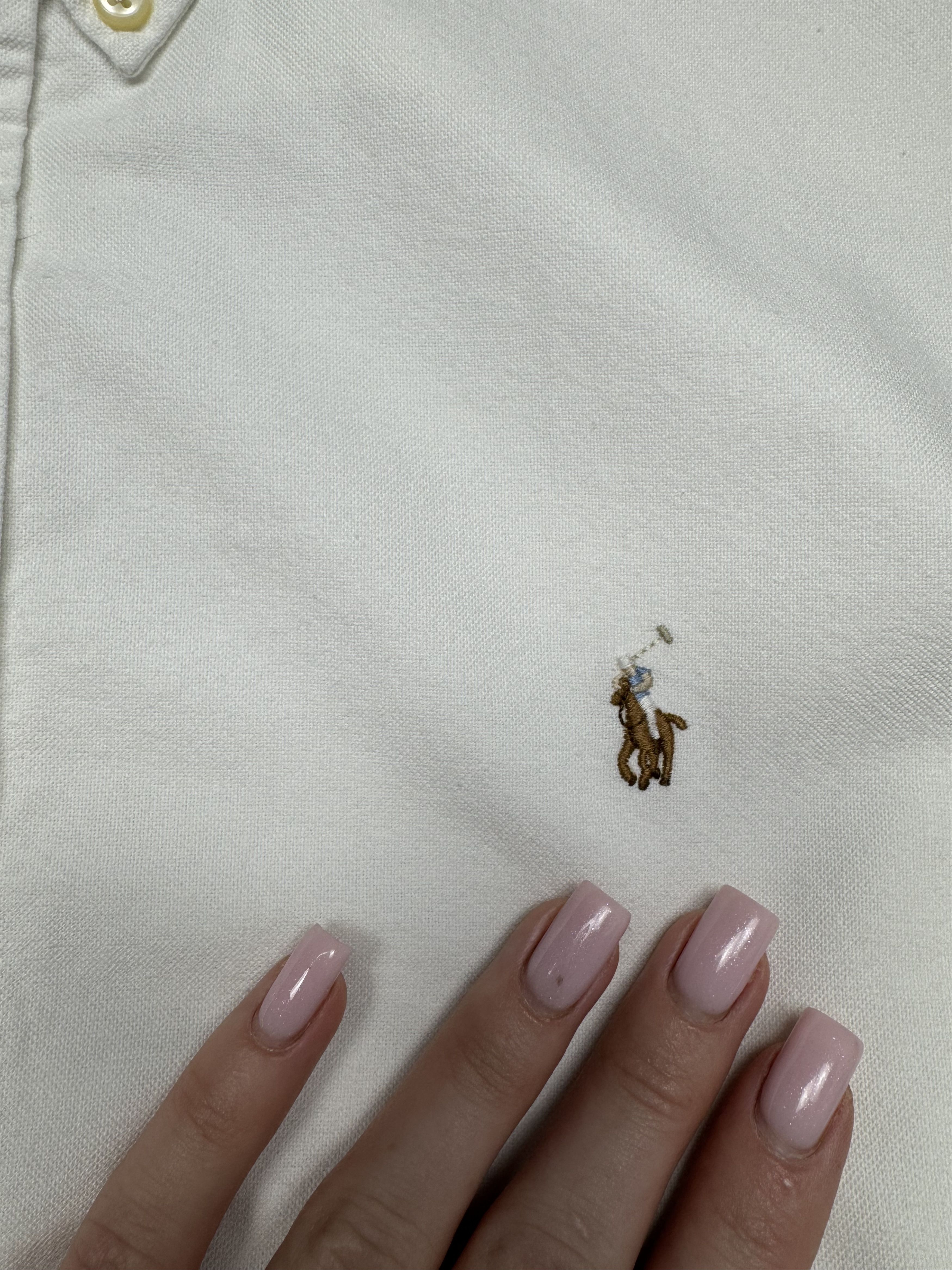 Polo Ralph Lauren Polo Ralph Lauren Mens Long Sleeve White Shirt Size US S / EU 44-46 / 1 - 3 Thumbnail