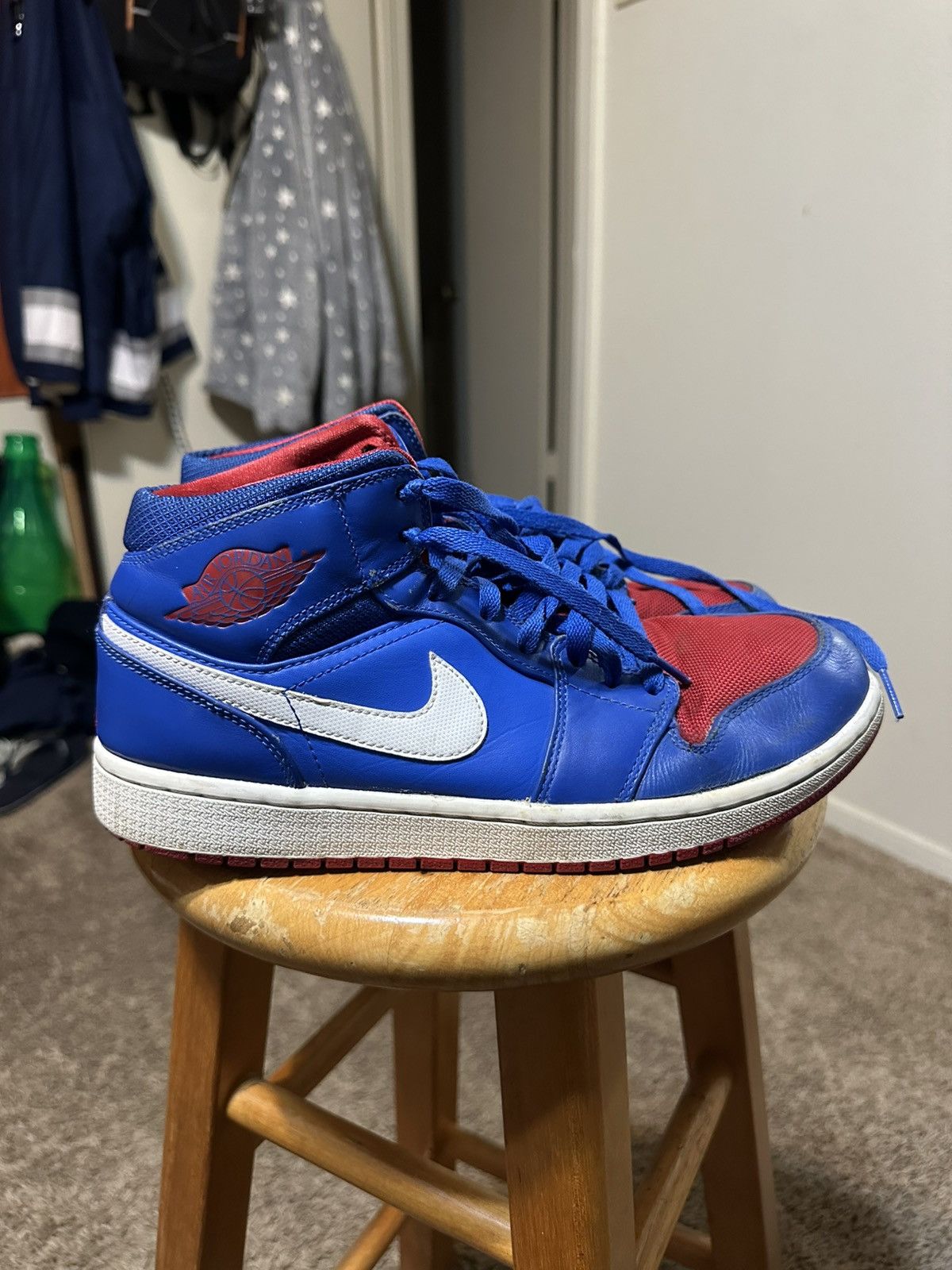 Nike Vintage Nike Air Jordan 1 “Detroit Pistons” 2012 size 9.5 Size US 9.5 / EU 42-43 - 1 Thumbnail