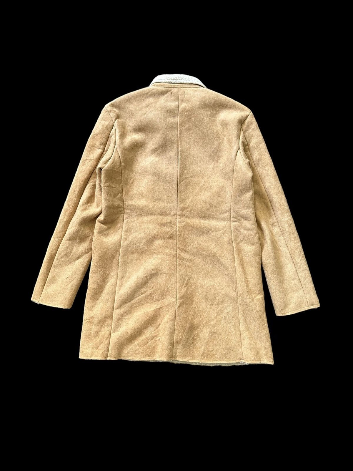 Japanese Brand Avant-garde Rubik moleskin Sherpa long coat Size US L / EU 52-54 / 3 - 9 Thumbnail