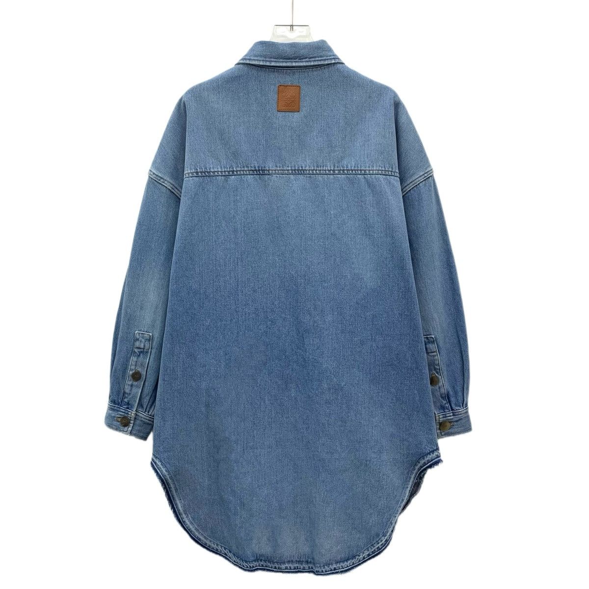 Loewe Loewe Single-breasted Long Sleeve Denim Shirt Jacket K26WX Size XS / US 0-2 / IT 36-38 - 2 Thumbnail