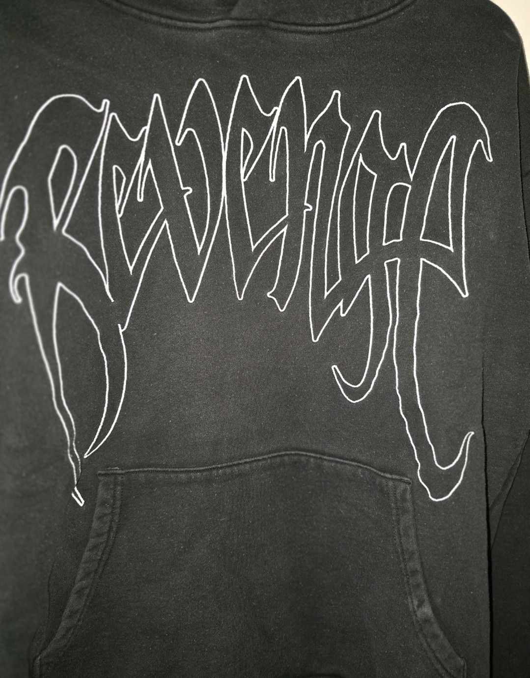 Revenge Revenge White Outline Embroidered Arch Hoodie Size US M / EU 48-50 / 2 - 6 Thumbnail