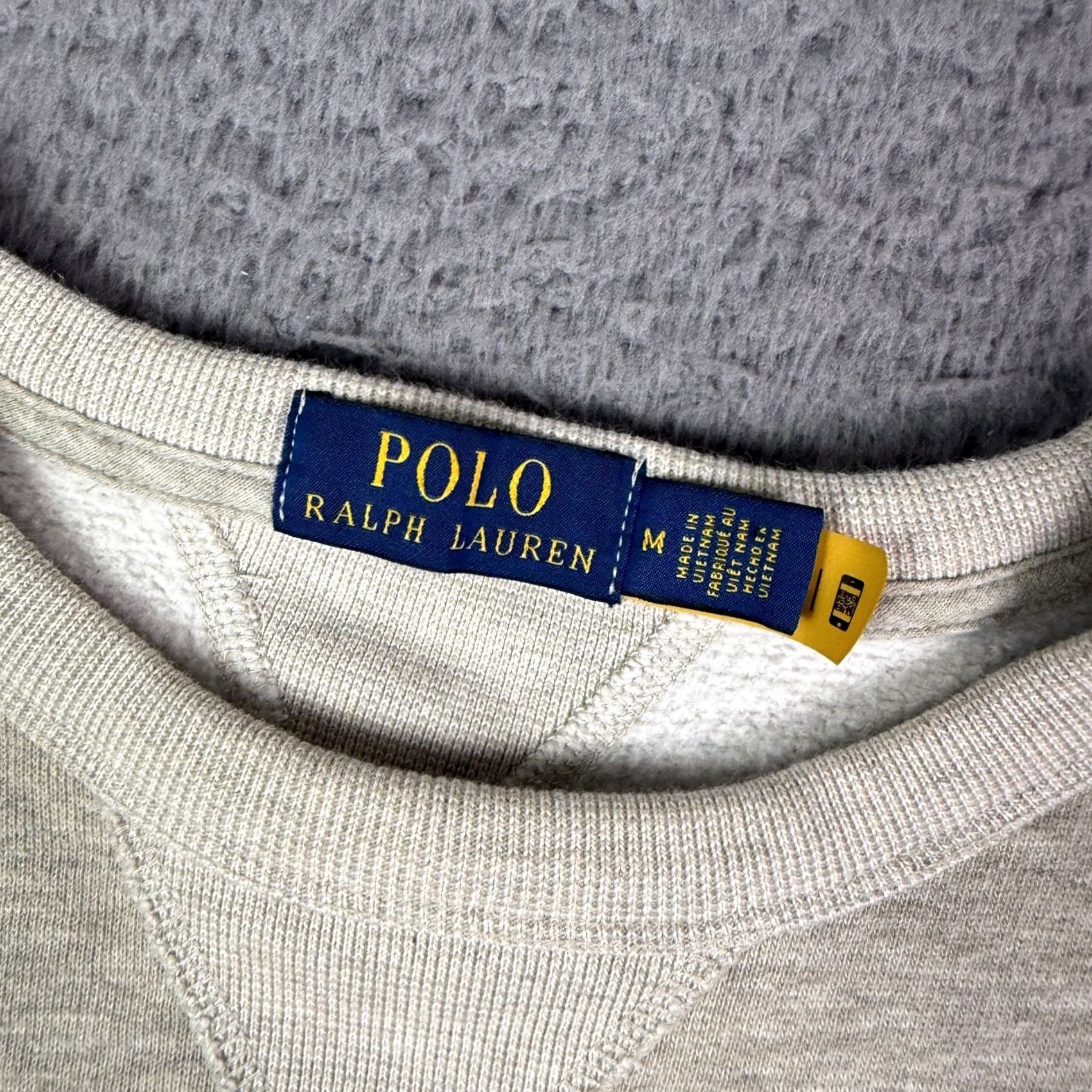 Polo Ralph Lauren Polo Ralph Lauren Sweatshirt Mens M Ivory Crewneck Varsity Double V NY U of P Print Vintage Size US M / EU 48-50 / 2 - 3 Thumbnail
