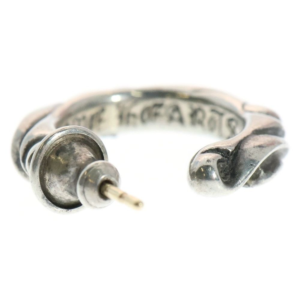 CHROME HEARTS Silver Scroll Hoop Earring