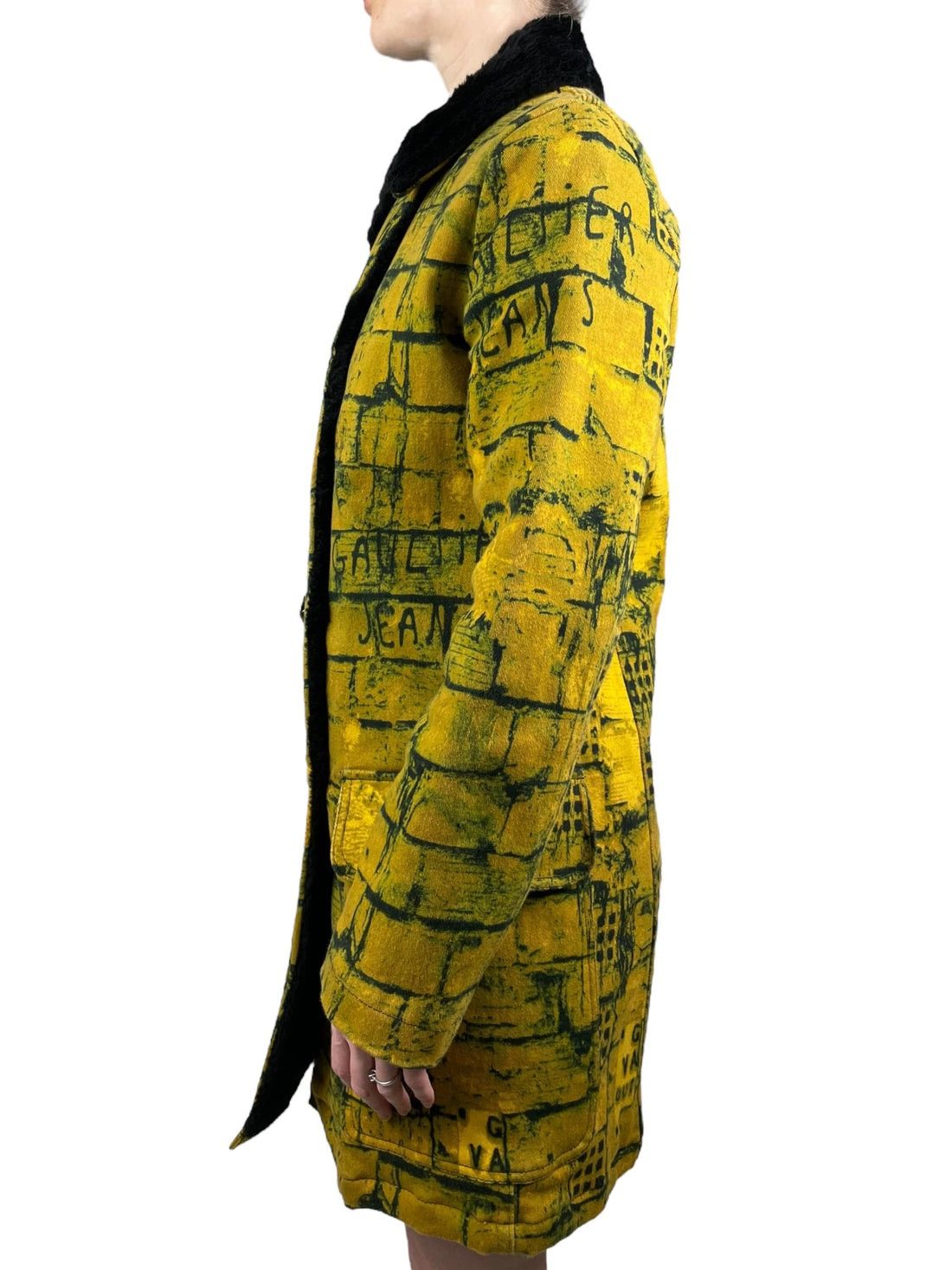 Jean Paul Gaultier × Vintage Jean Paul Gaultier F/W 1997 archive fight racism denim coat Size S / US 4 / IT 40 - 3 Thumbnail