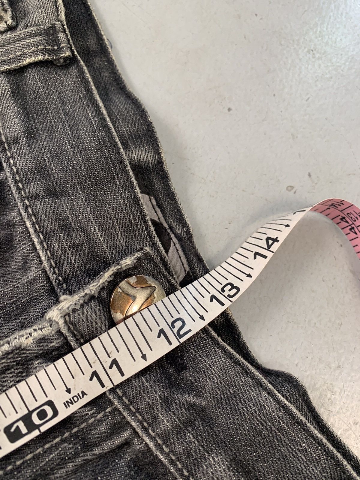 Vintage Vintage Evisu inspired SpellOut printed denim Size US 38 / EU 54 - 11 Thumbnail