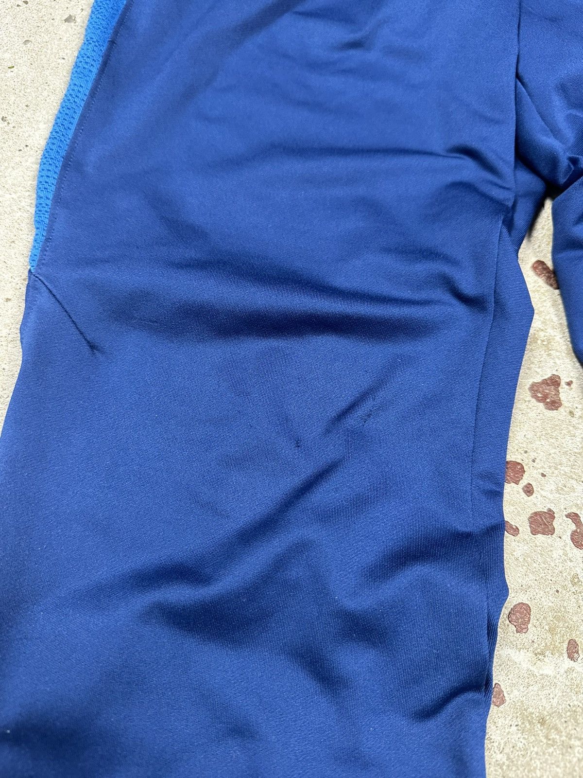 Nike × Vintage Vintage Nike Blue Track Pants Swoosh Drill y2k Size US 29 - 3 Thumbnail