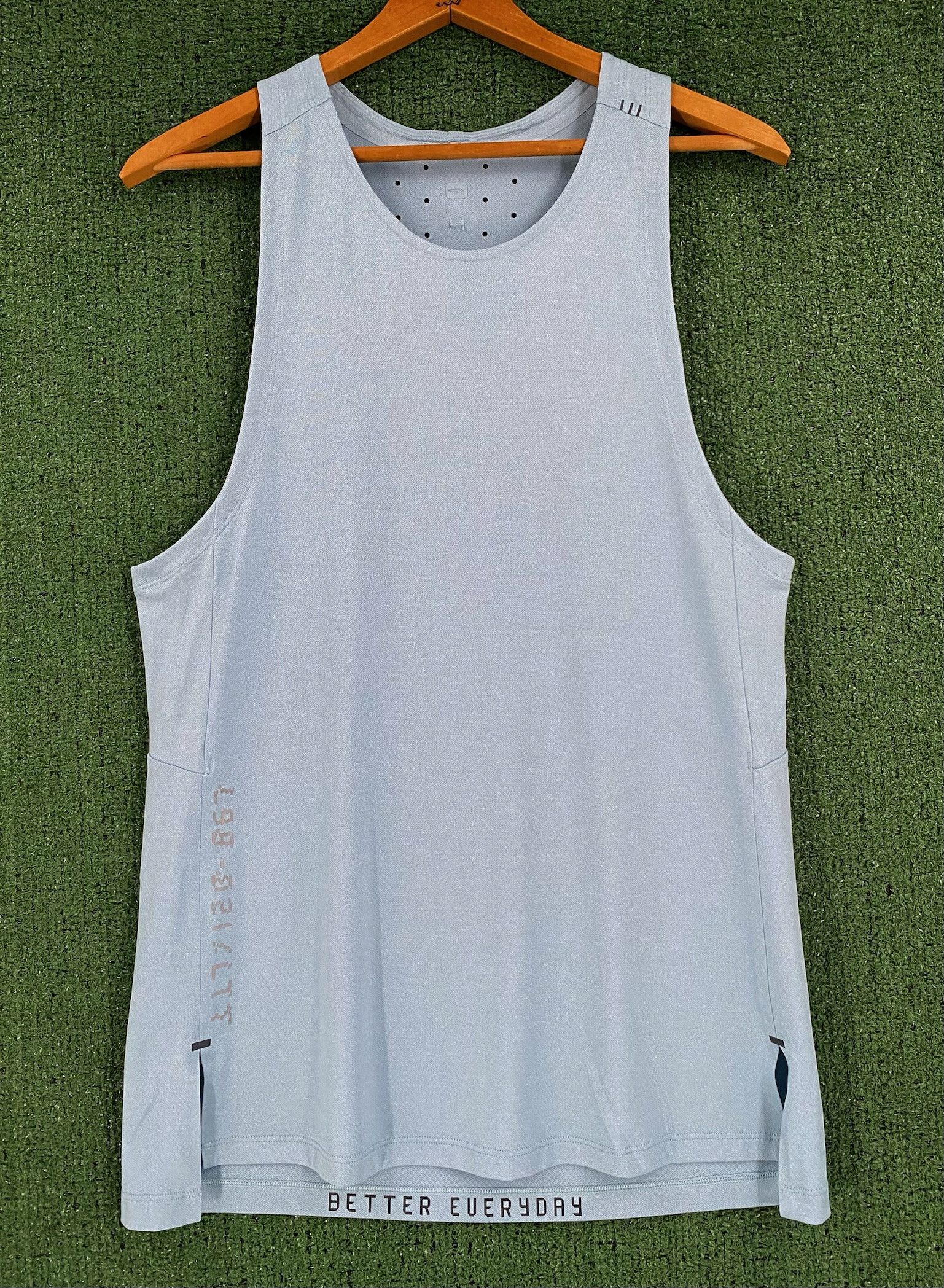 Lululemon Lululemon Textured Training Breeze Blue Tank Top Men’s XS Size US XS / EU 42 / 0 - 1 Thumbnail
