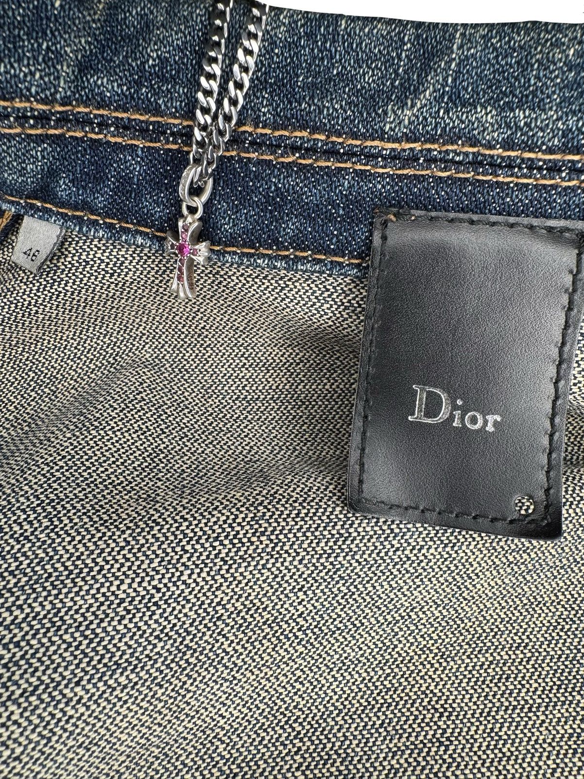 Dior SS05 Rust Denim Jacket Size US M / EU 48-50 / 2 - 3 Thumbnail