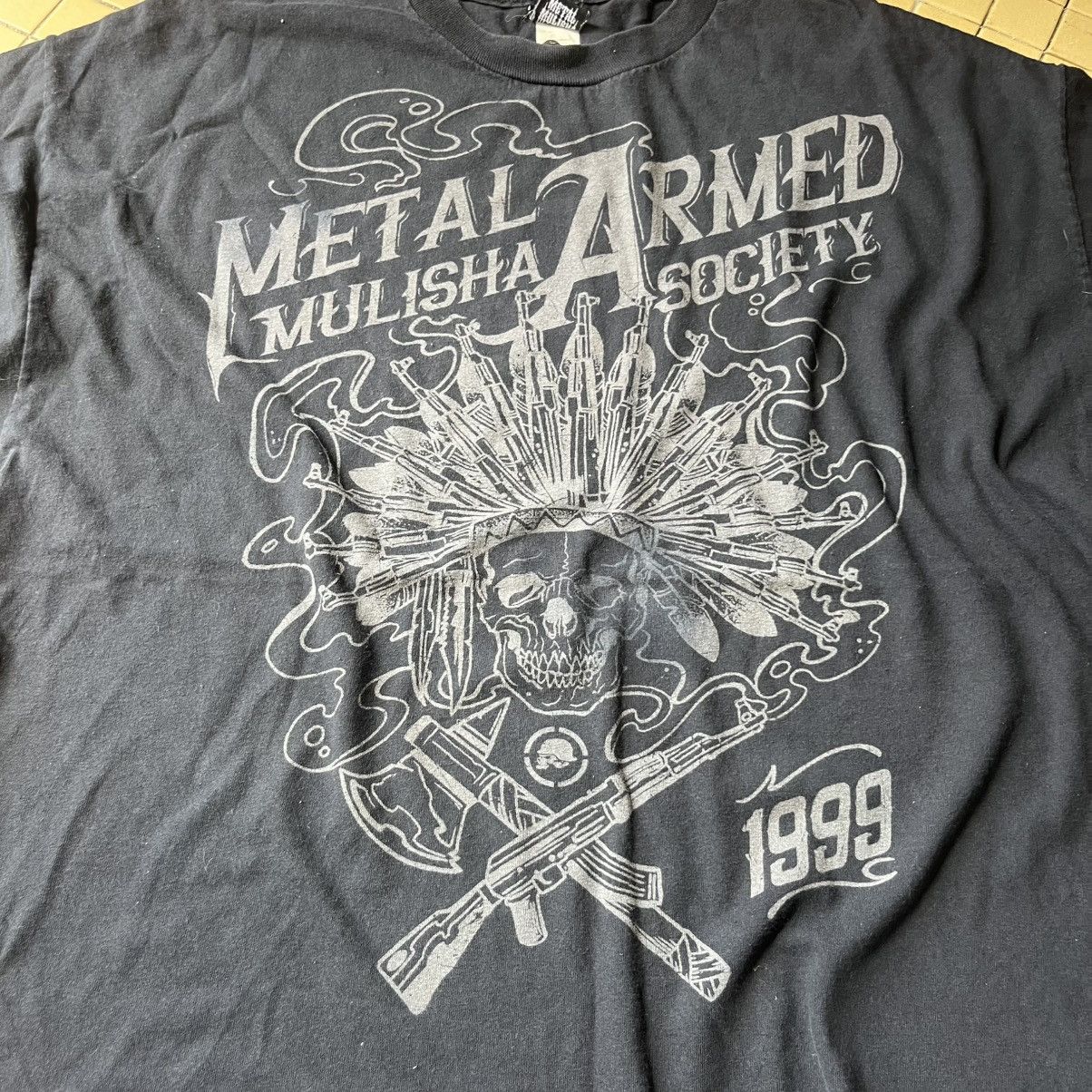 Metallica 💥Metal Mulisha Armed Society Apache Skull Navajo Chimaiyo Size US XXL / EU 58 / 5 - 2 Thumbnail