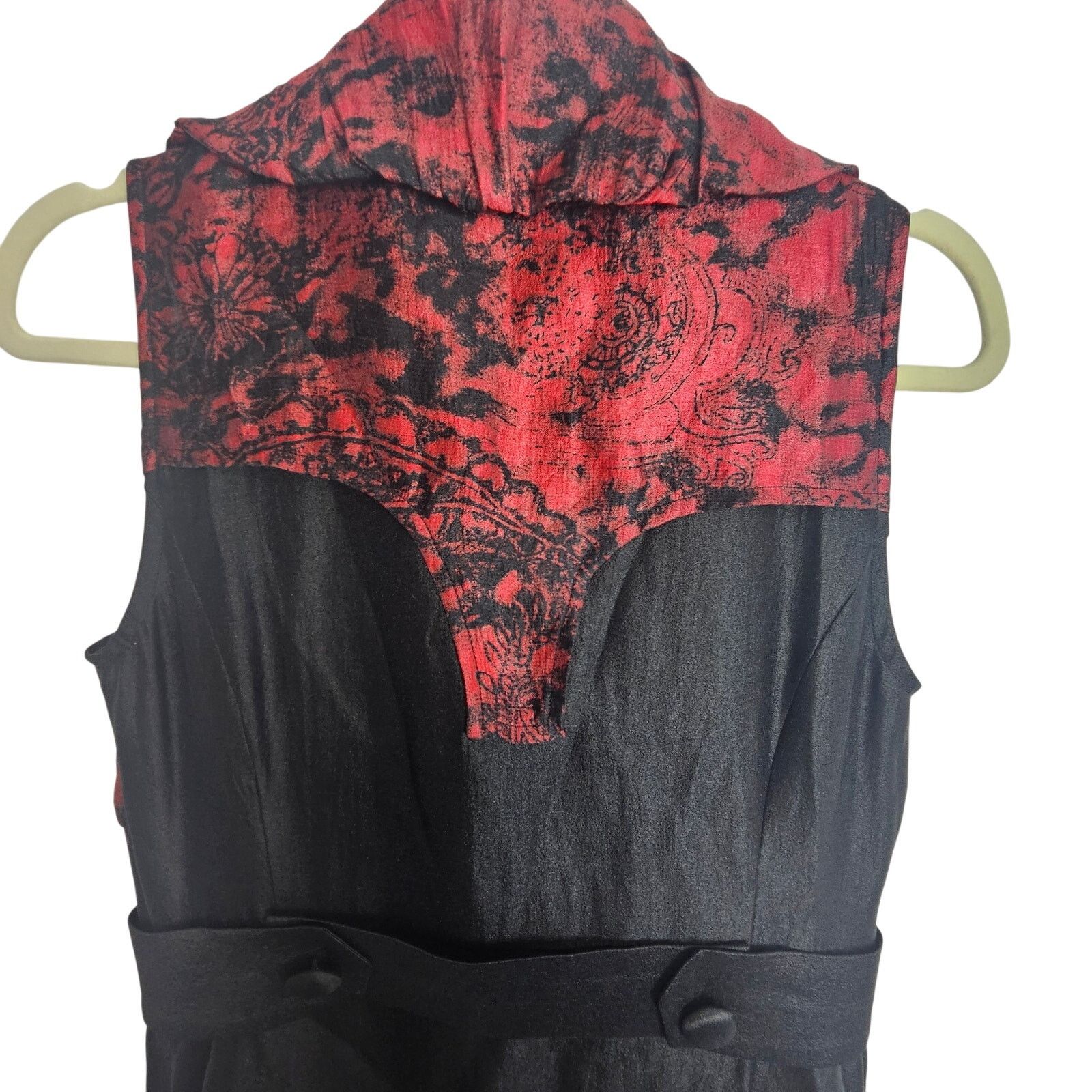 Vintage Vintage ICINOO Womens Silk Vest Size S Whimsigoth Steampunk Size M / US 6-8 / IT 42-44 - 10 Thumbnail