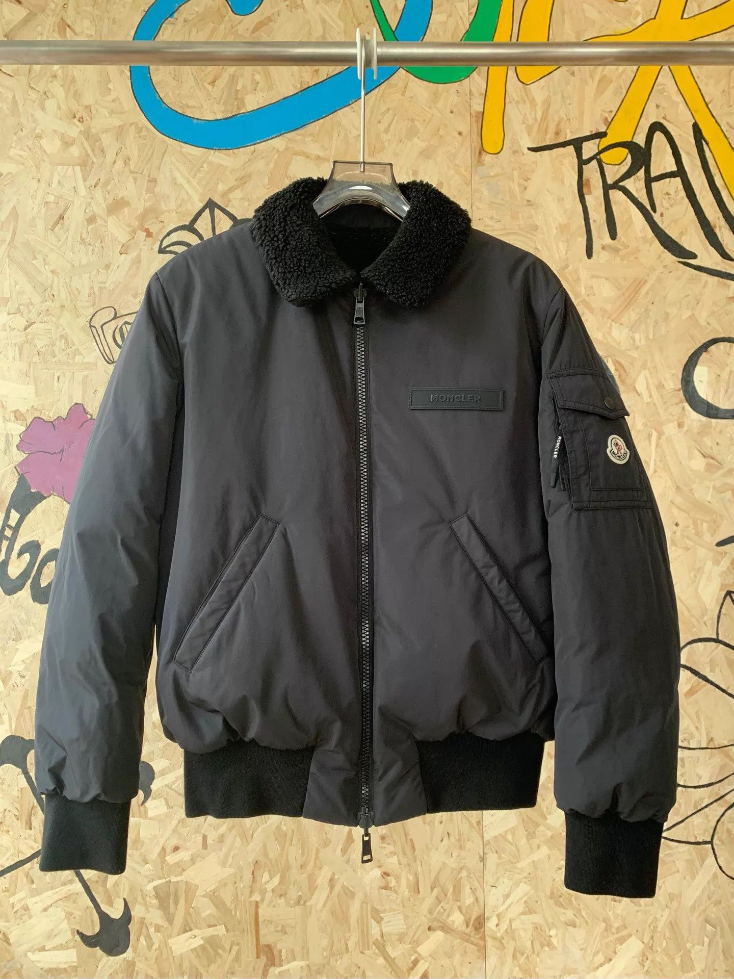 Moncler Moncler Double-Faced Flight Jkt Lamb Wool Lining Size 3 MINT Size M / US 6-8 / IT 42-44 - 7 Thumbnail