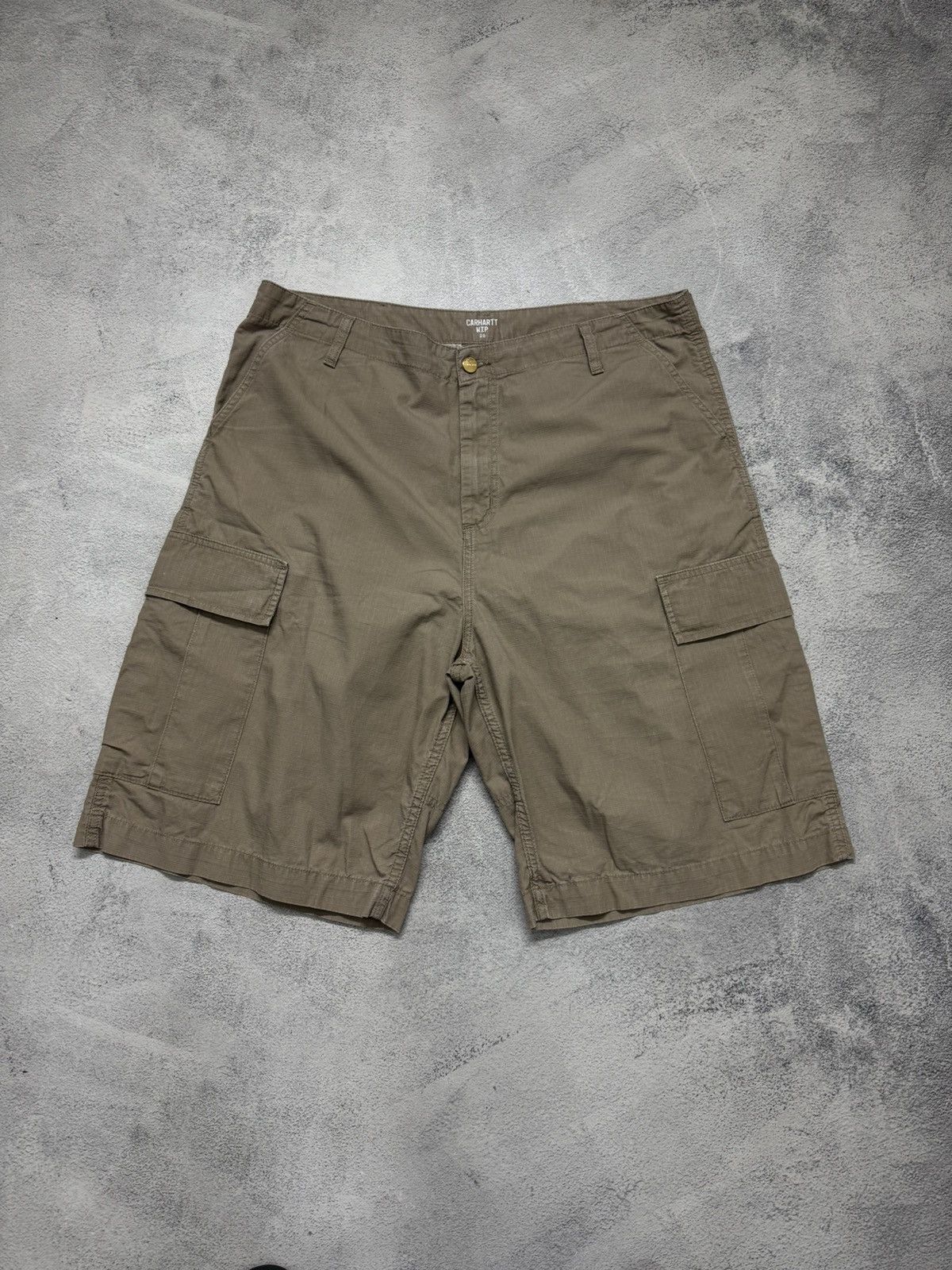 Carhartt Vintage Y2k Carhartt Cargo Shorts Size US 36 / EU 52 - 4 Thumbnail