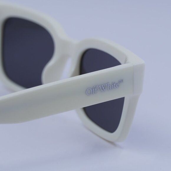 Off-White Off-White OERI108 MIDLAND 0107 Sunglasses White Square Frame Size ONE SIZE - 7 Thumbnail