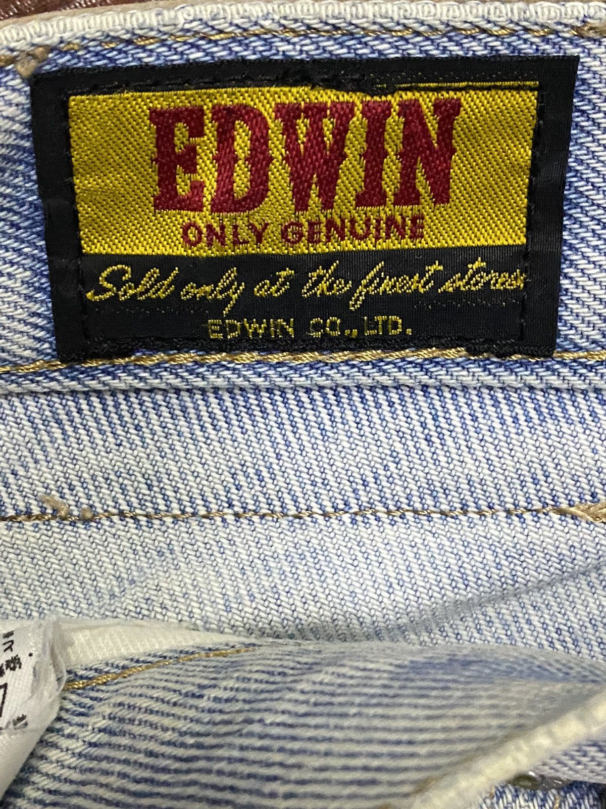 Edwin Vintage Edwin Only Genuine Faded Wash Distressed Loose Jeans Size US 32 / EU 48 - 13 Thumbnail