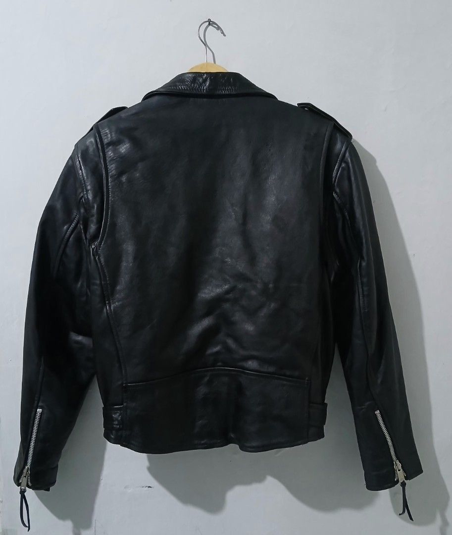 Other Vintage 90s KnuckleHead Leather jacket double rider Size US L / EU 52-54 / 3 - 2 Thumbnail