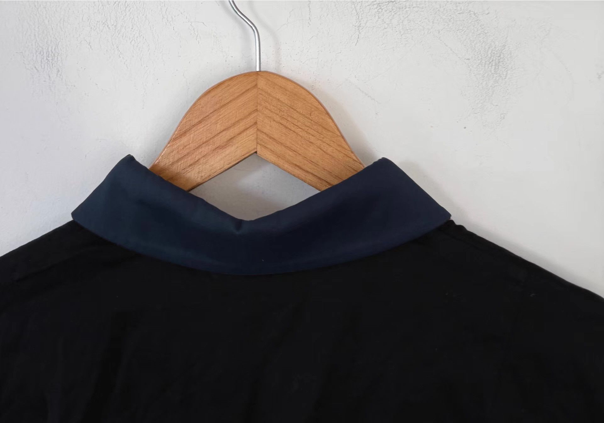 Wooyoungmi Wooyoungmi Men's Double Collar Long-Sleeve Polo Shirt Ｑ21 Size US M / EU 48-50 / 2 - 5 Thumbnail