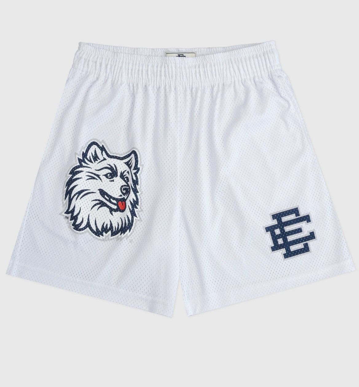Eric Emanuel Eric Emanuel EE UConn Huskies NCAA white shorts medium Size US 30 / EU 46 - 1 Thumbnail