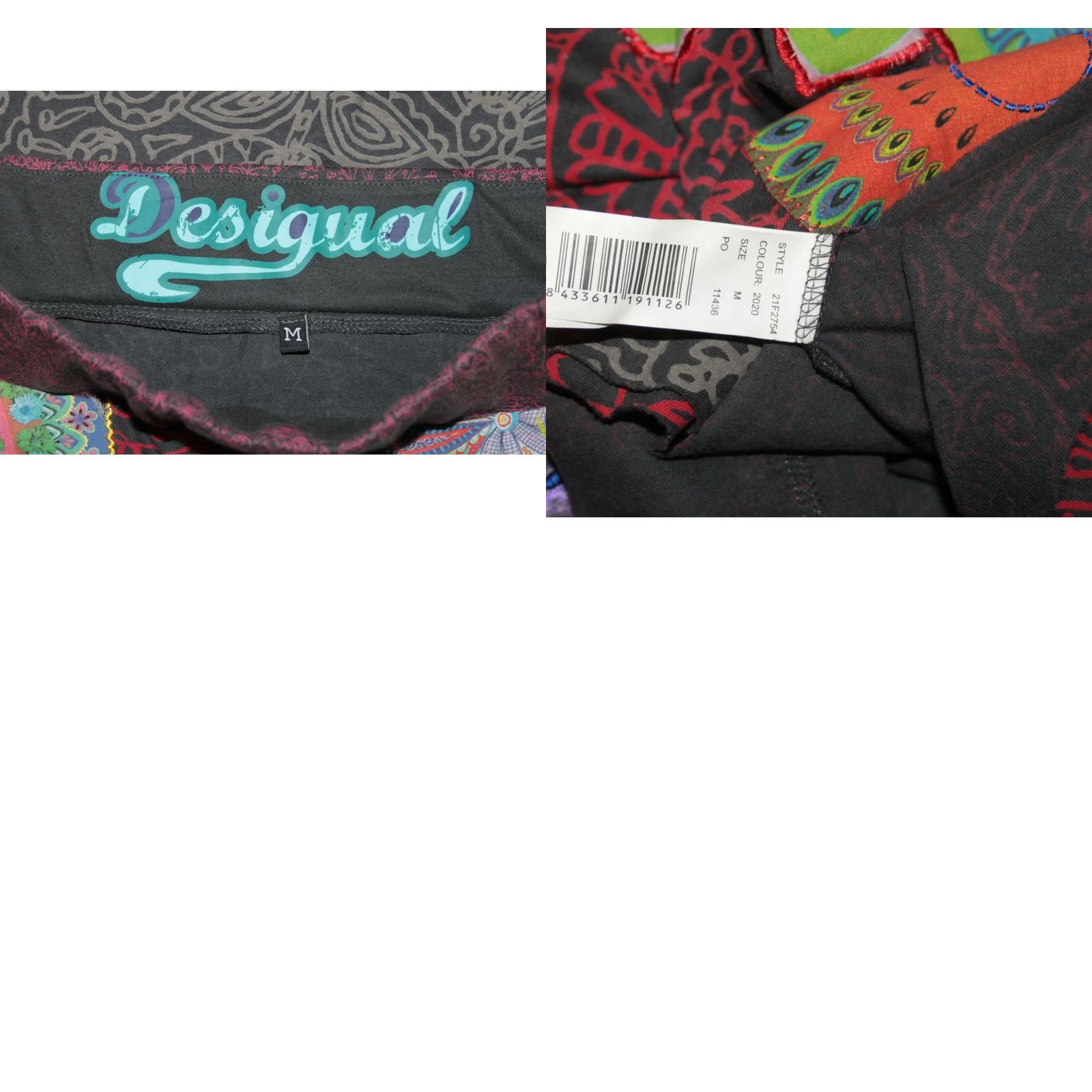 Desigual Desigual womens Skirt Size M Multicoloured Denim Size 32" / US 10 / IT 46 - 8 Thumbnail