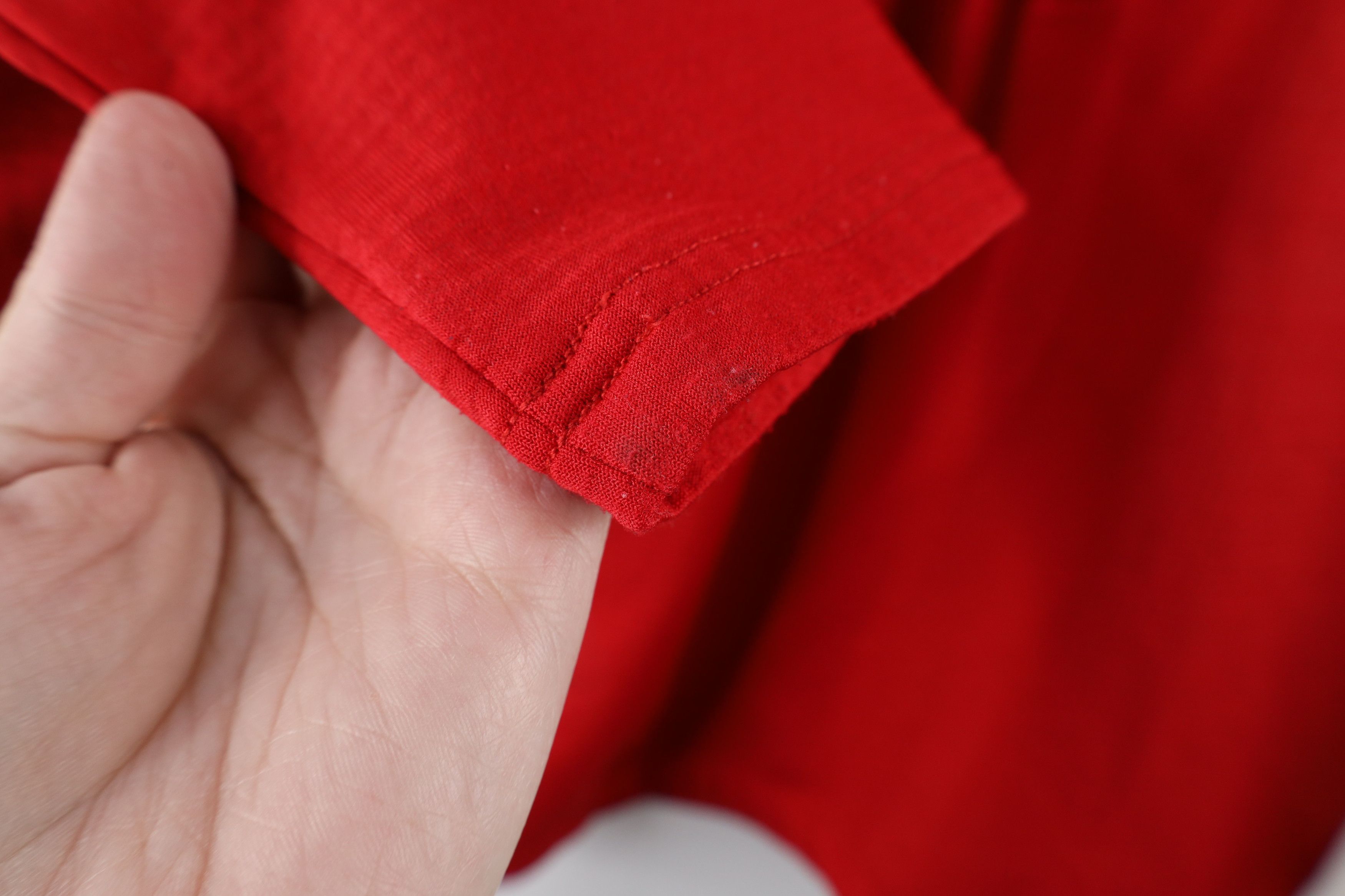 The North Face × Vintage The North Face University Fleece Lined Half Zip Sweater Red Size US M / EU 48-50 / 2 - 6 Thumbnail