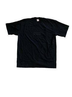 Vintage Supreme Back Logo Tee - Black