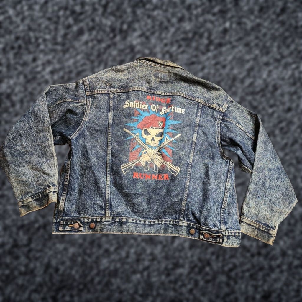 Levi's VINTAGE Levi's Denim Trucker Jacket XL Blue Mens Size US XL / EU 56 / 4 - 1 Thumbnail