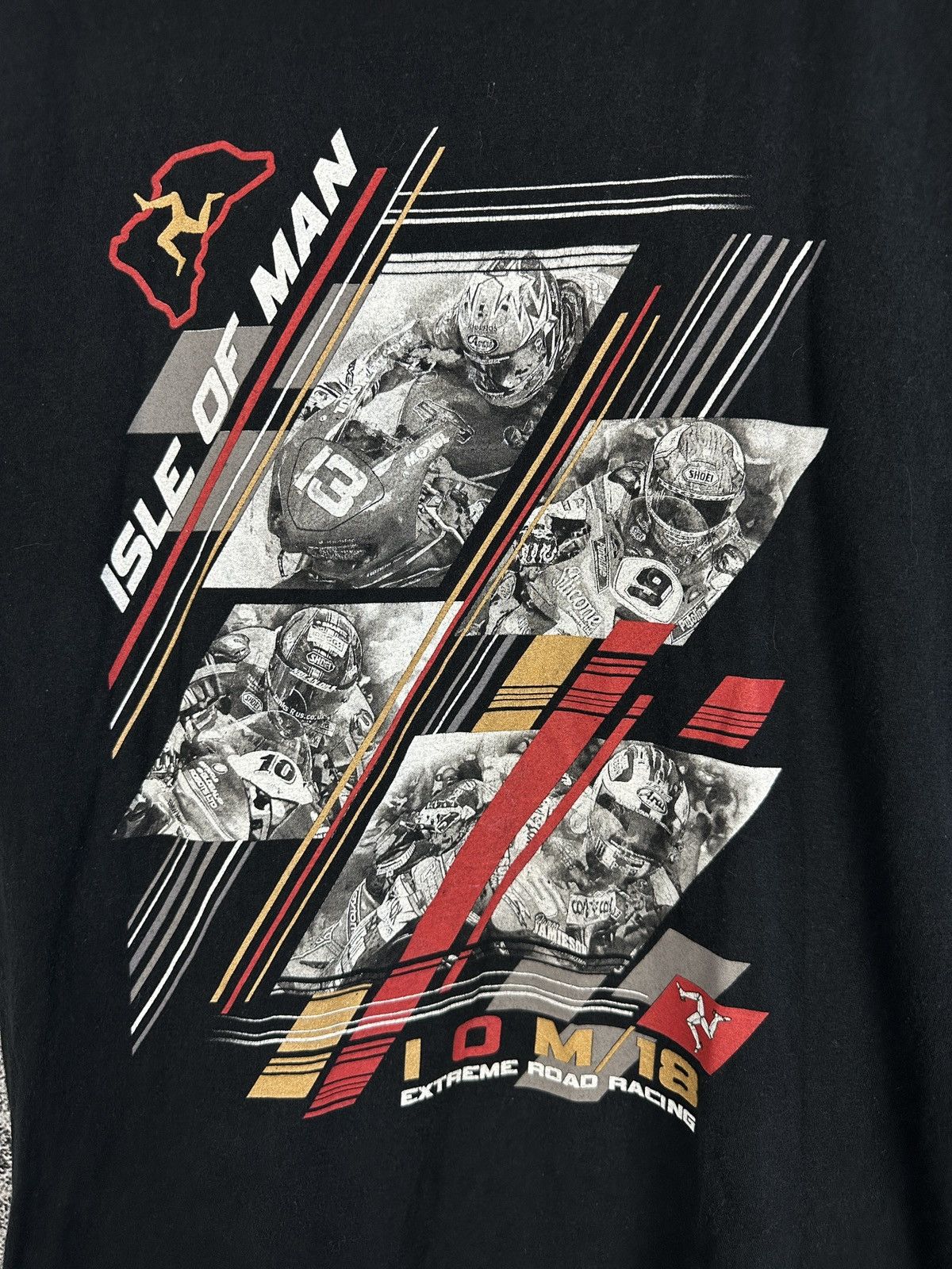 Vintage Isle Of Man Extreme Road Racing T-Shirt Motorcycles Moto XL Size US XL / EU 56 / 4 - 4 Thumbnail