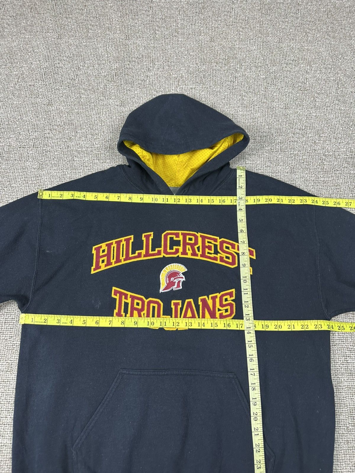 Collegium Y2k USC Hillcrest Trojan High School Hoodie Z427 Size US L / EU 52-54 / 3 - 5 Thumbnail