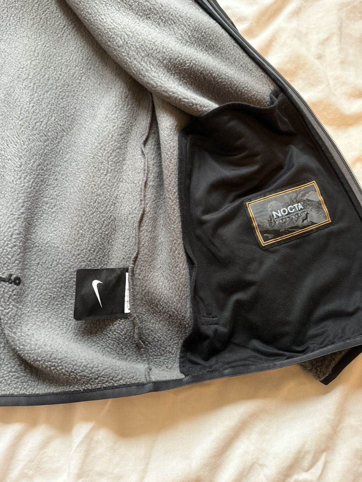NIKE NOCTA TAHR SHERPA ZIP-UP JACKET