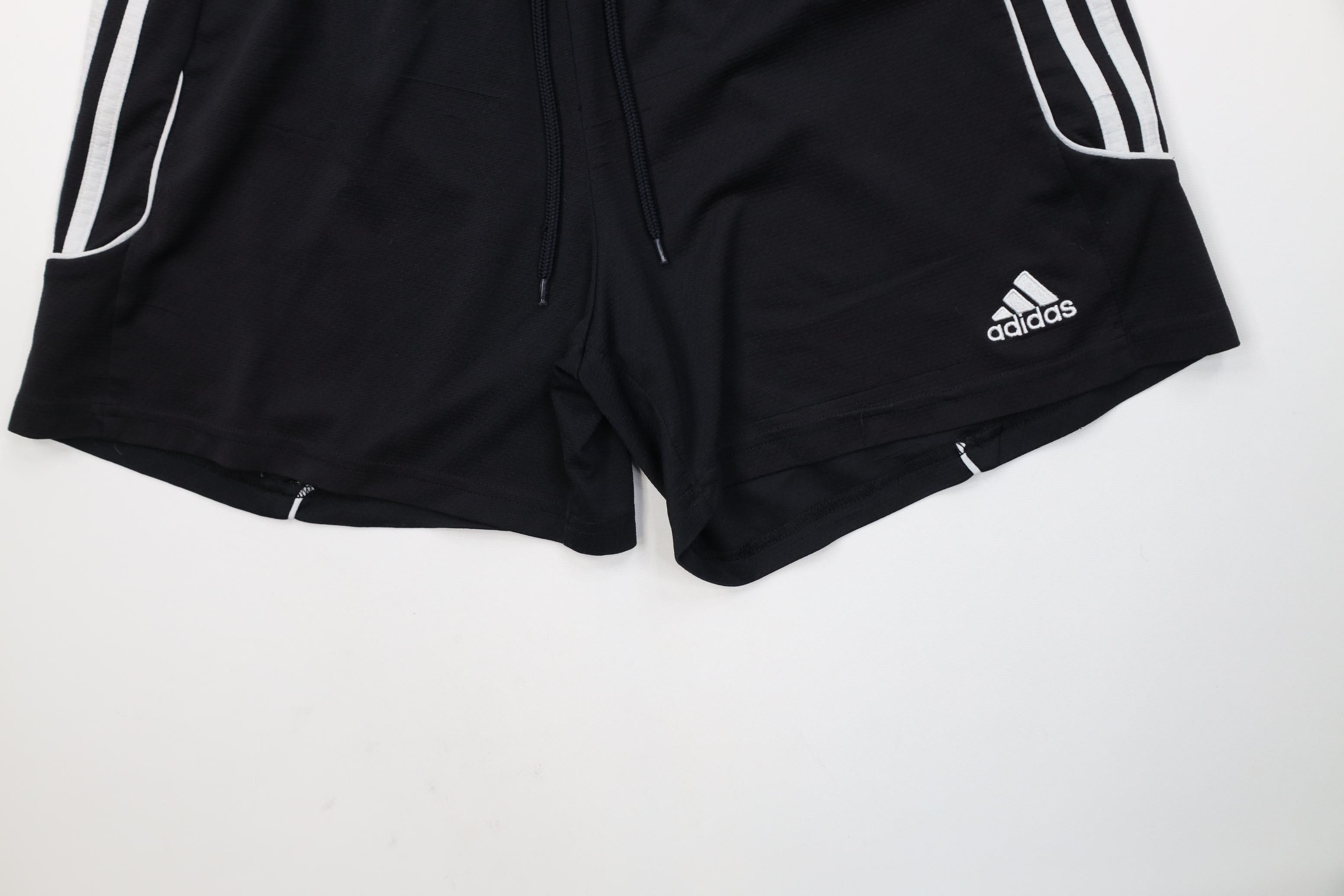 Adidas Vintage Y2K Adidas Running Jogging Soccer Shorts Black Size US 32 / EU 48 - 4 Thumbnail