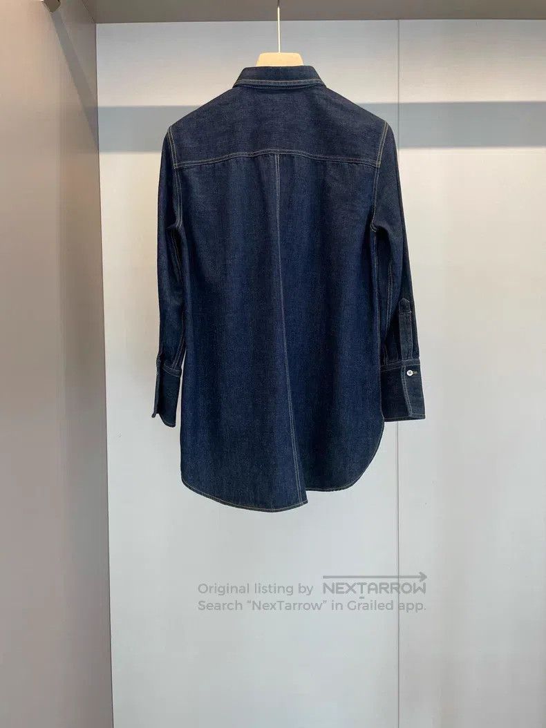 Brunello Cucinelli Brunello Cucinelli Dark Blue Denim Shirt Size S / US 4 / IT 40 - 2 Thumbnail