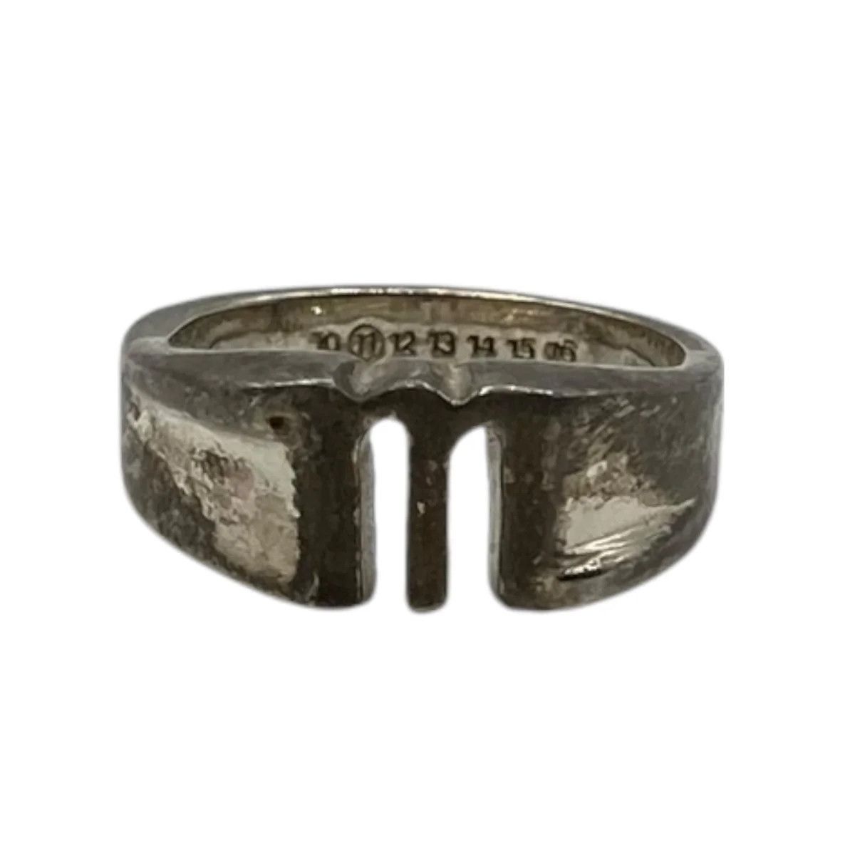Maison Margiela .925 Silver Archive M Logo Ring Size ONE SIZE - 1 Thumbnail