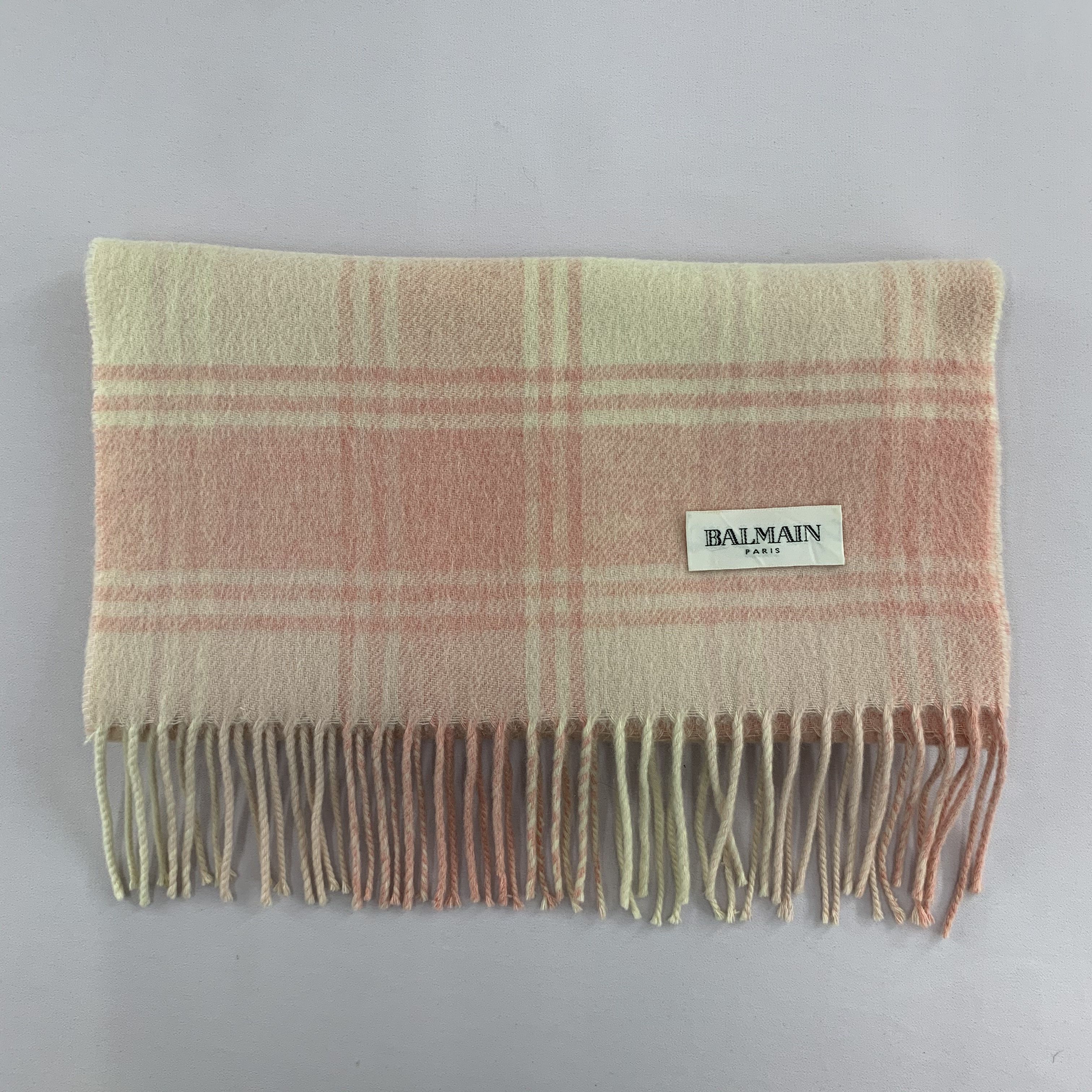Balmain Balmain Scarf Wool Muffler Neck Wrap BL4329 Size ONE SIZE - 3 Thumbnail
