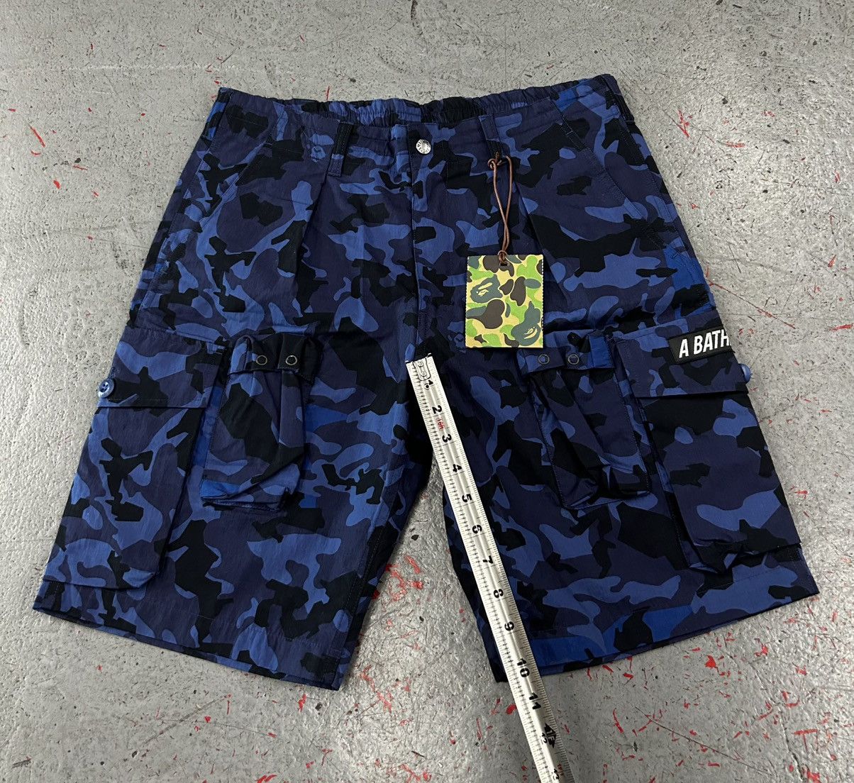 Bape Bape Sand Camo Blue Cargo Shorts Size Medium NEW Size US 33 - 12 Thumbnail