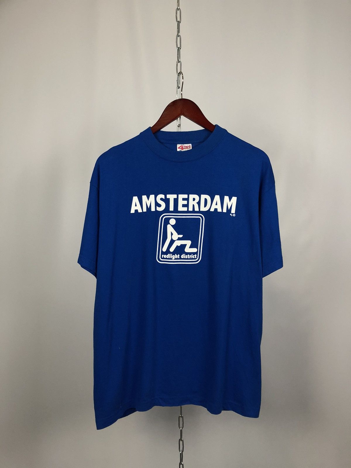 Vintage Vintage T-shirts Amsterdam 90s sex logo Size US XL / EU 56 / 4 - 1 Thumbnail