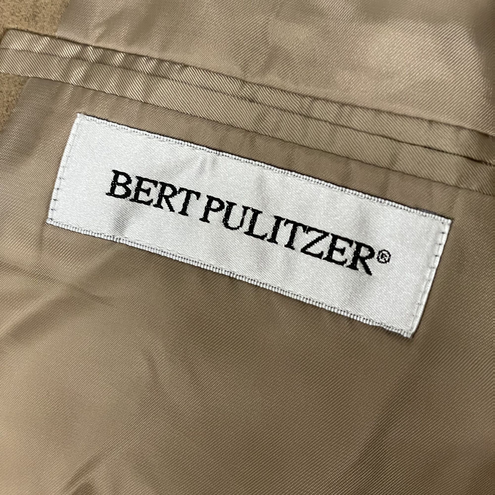 Bert Pulitzer Vtg Bert Pulitzer Sport Coat SUPRA Ultra Suede Jacket Size 46R - 5 Thumbnail