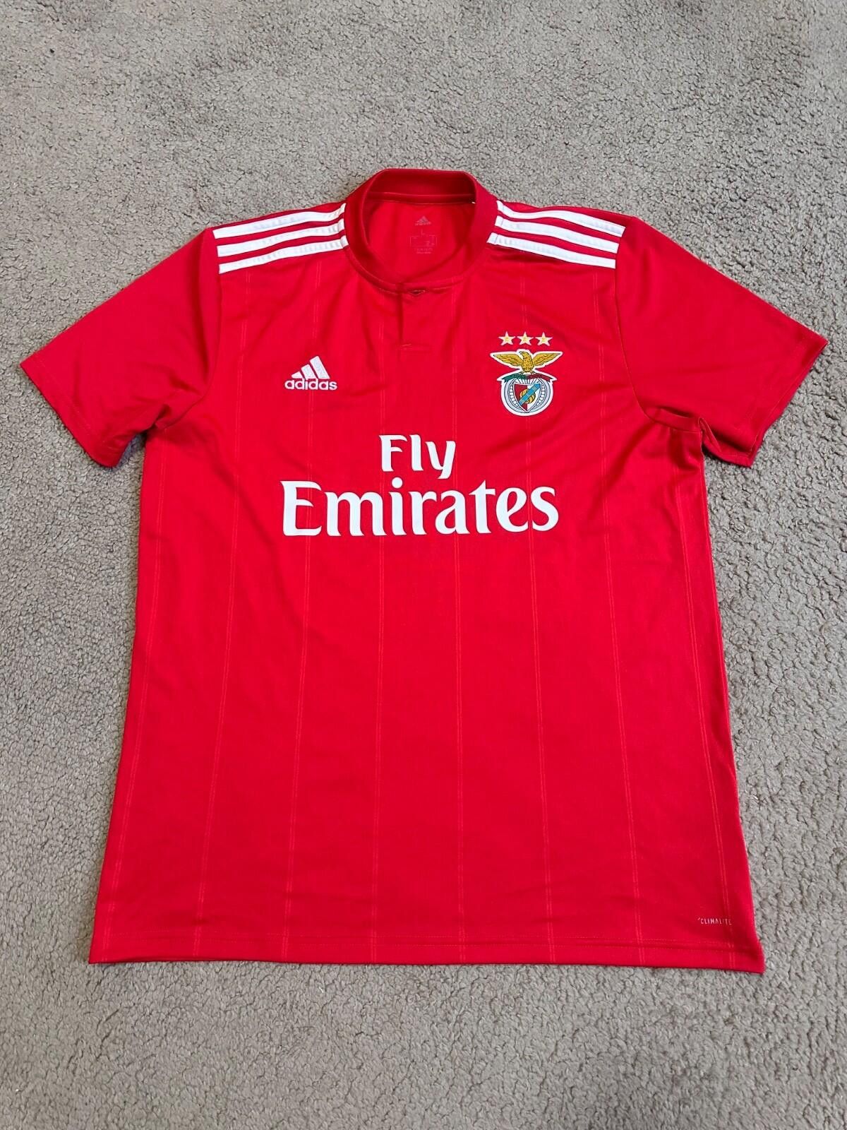 Adidas BENFICA 2018 2019 HOME SHIRT FOOTBALL Soccer Adidas Sz M Size US M / EU 48-50 / 2 - 1 Thumbnail