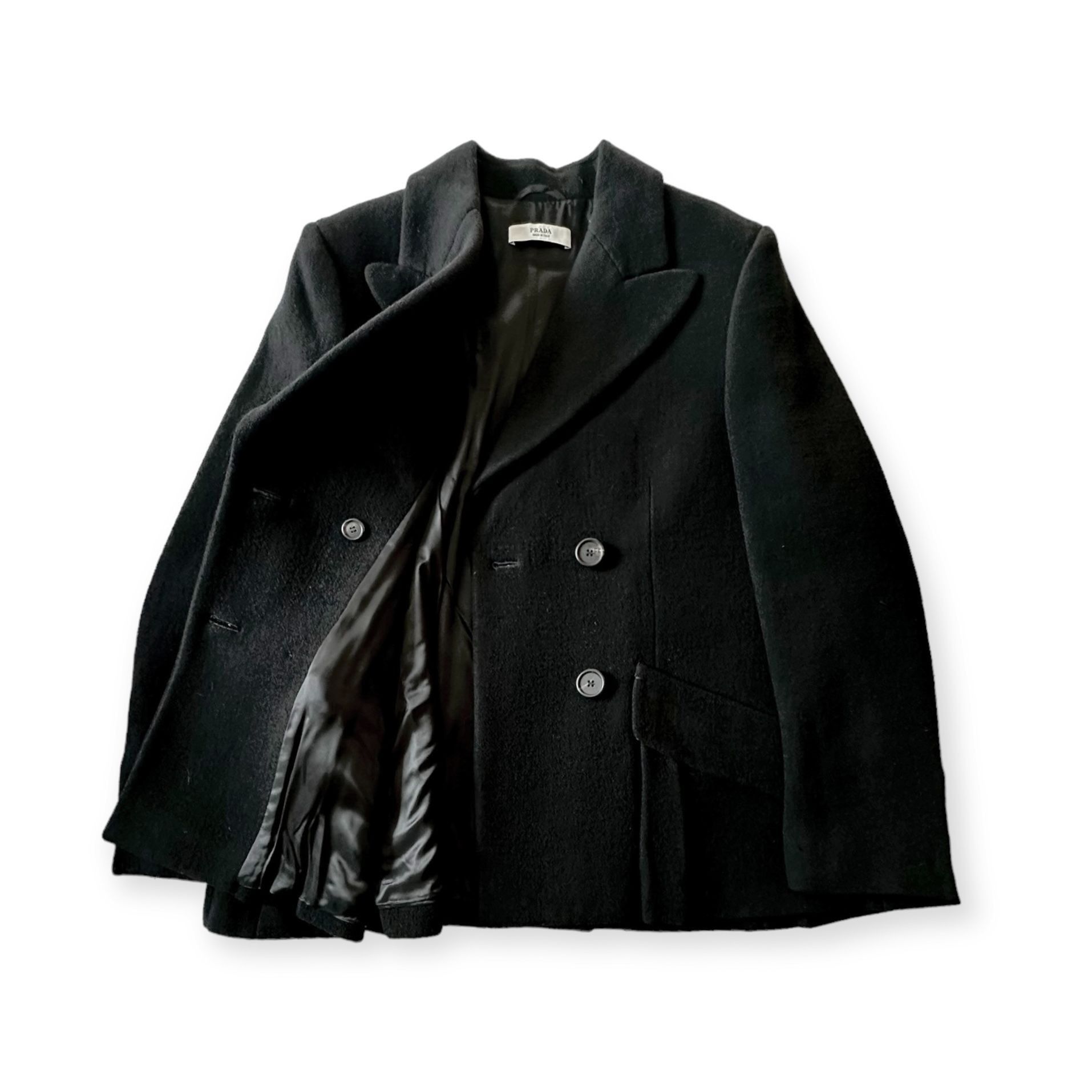Prada Prada Archival F/W 2009 Runway Look 14 Double-Breasted Wool Size M / US 6-8 / IT 42-44 - 9 Thumbnail