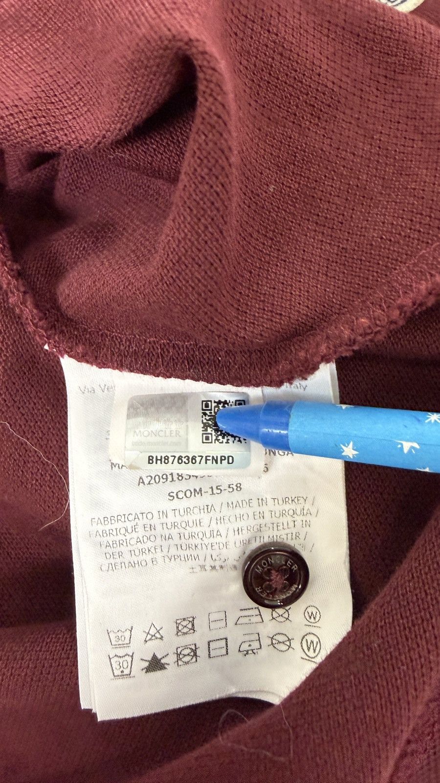 Moncler Moncler Polo Long Sleeve Size US M / EU 48-50 / 2 - 9 Thumbnail