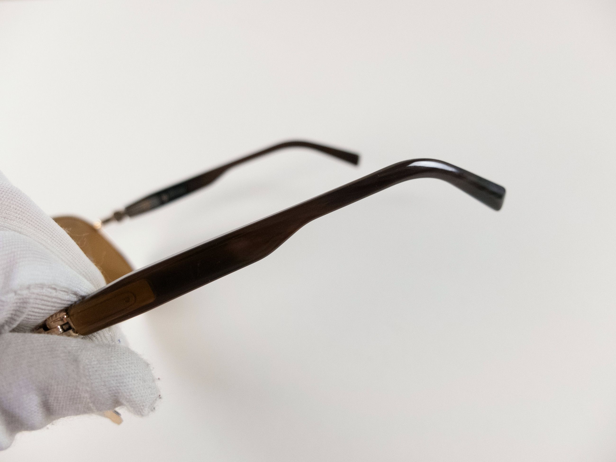 Brioni BRIONI handmade metal aviator sunglasses with real horn arms Size ONE SIZE - 7 Thumbnail