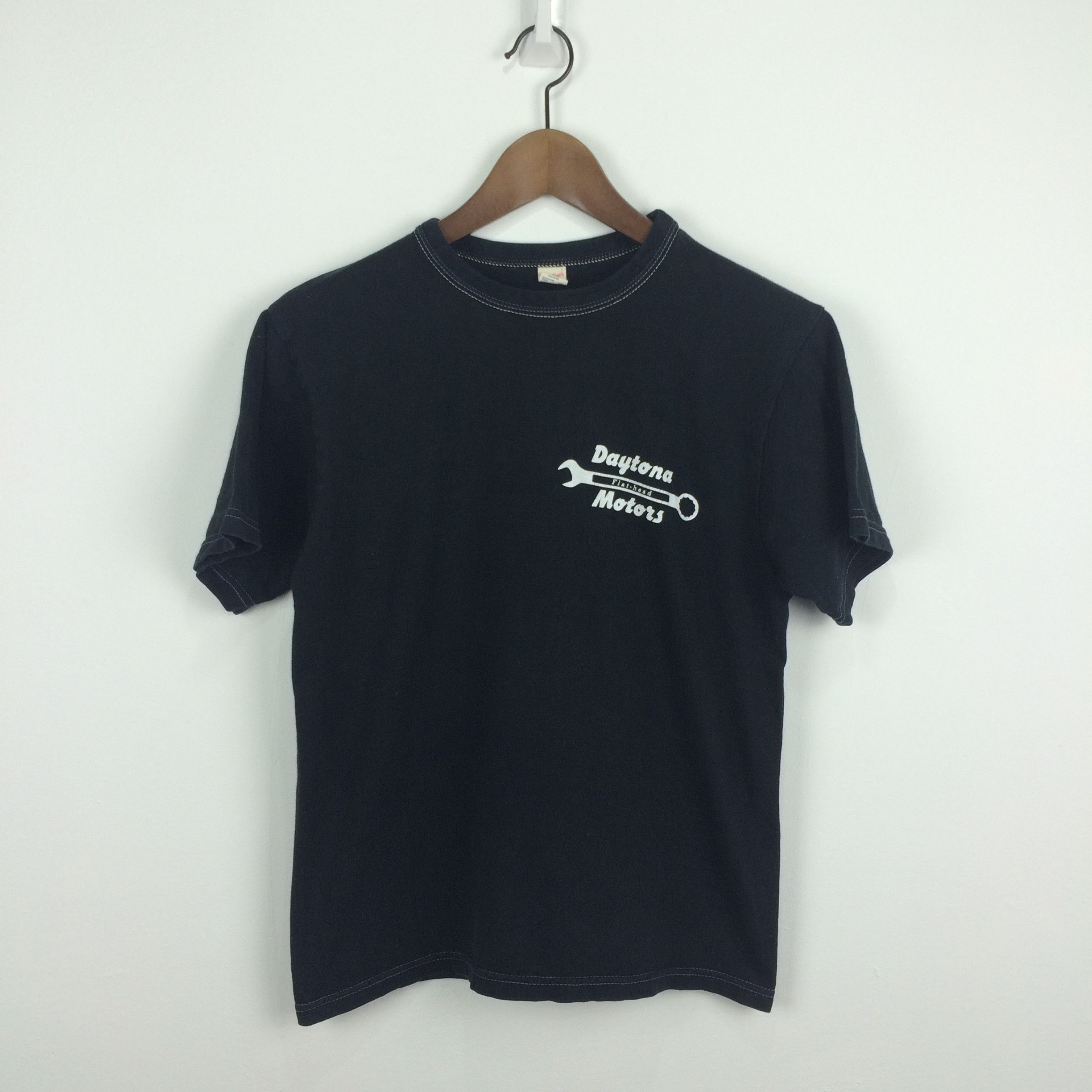 The Flat Head A11 THE FLAT HEAD DAYTONA MOTORS FLORIDA USA CROPPED TEE Size S / US 4 / IT 40 - 2 Thumbnail