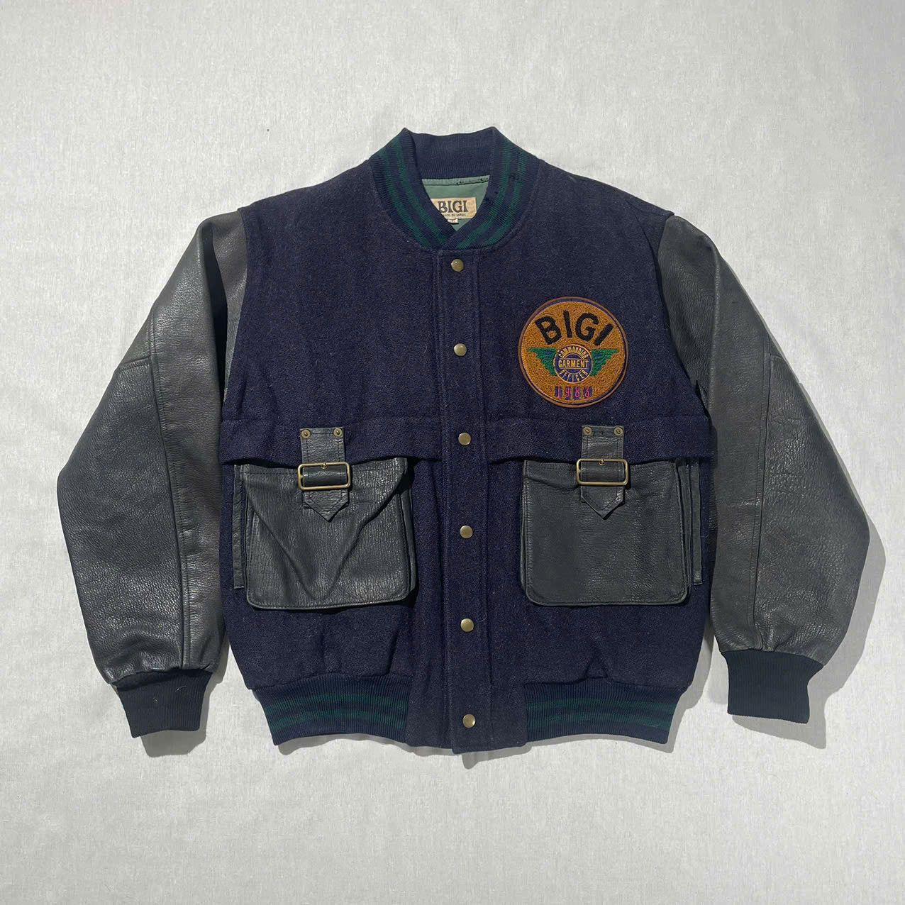 BIGI vintage 80s BIGI varrsity jacket Size US L / EU 52-54 / 3 - 1 Thumbnail