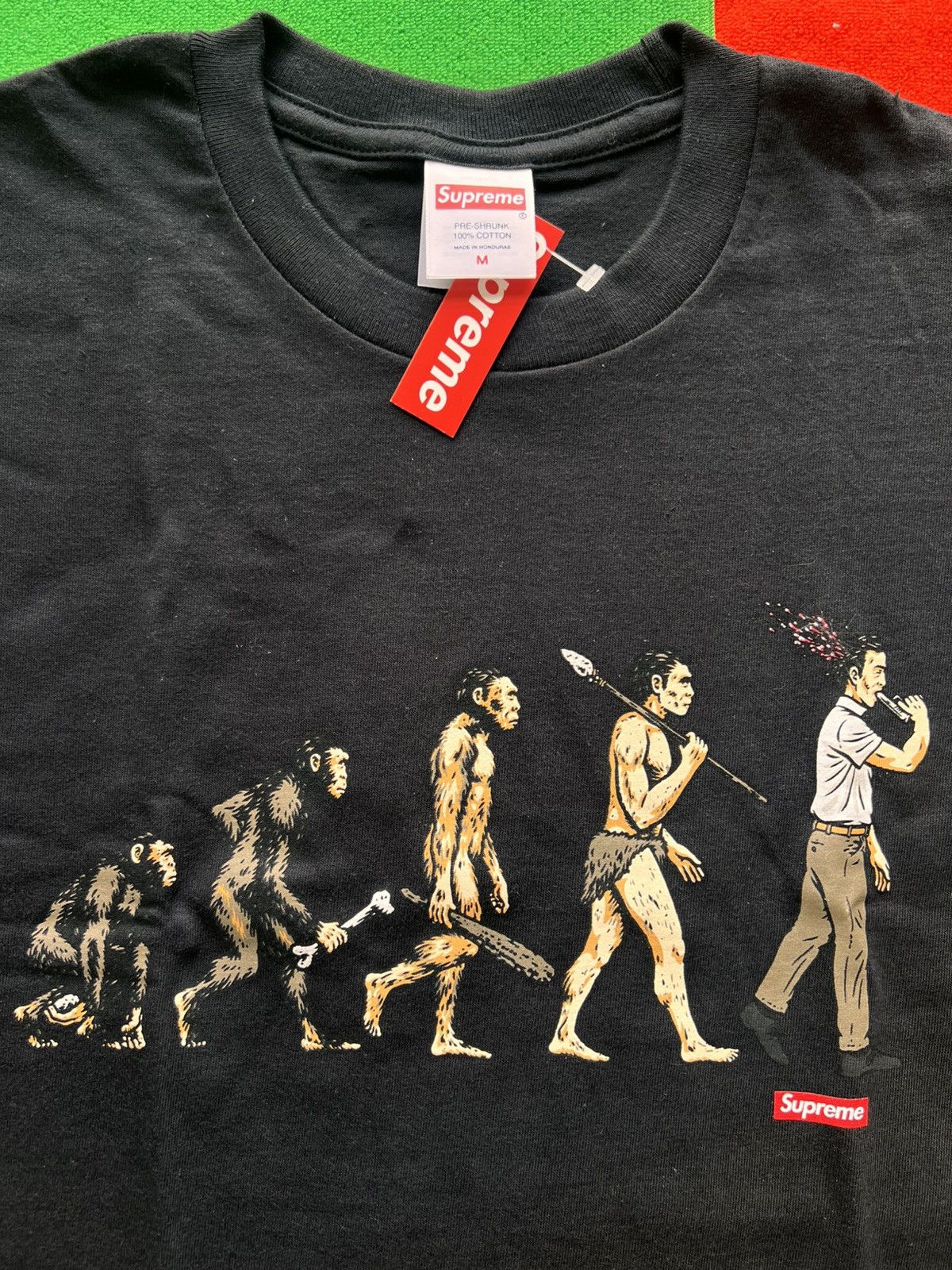 Supreme Supreme Evolution Tee Black M ape human t-shirt primitive Size US M / EU 48-50 / 2 - 13 Thumbnail