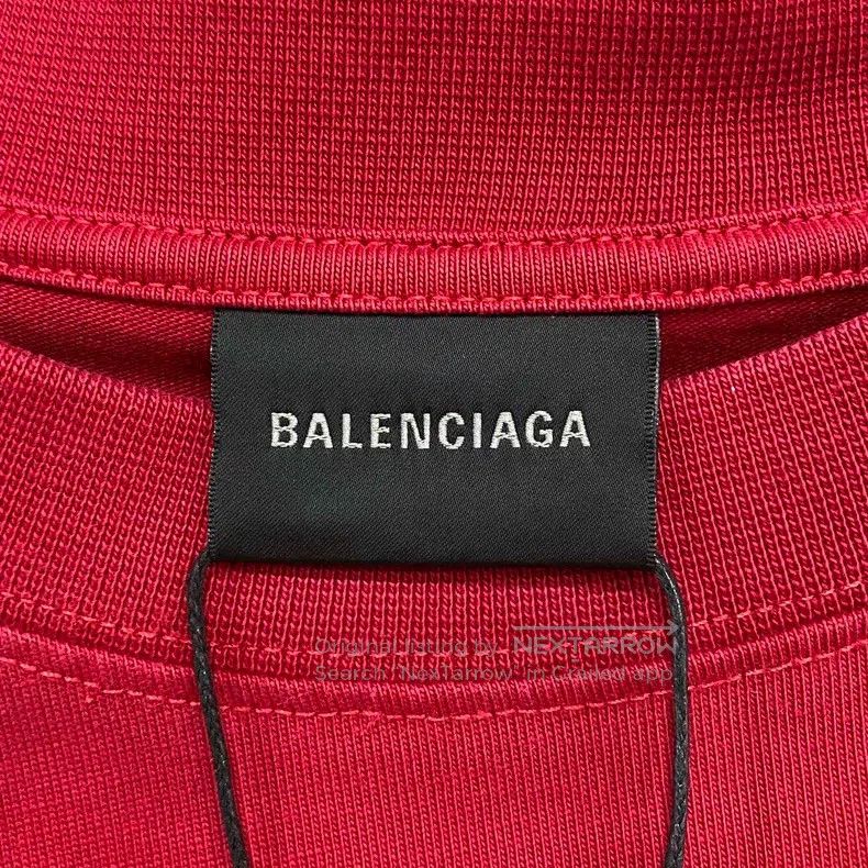Balenciaga Balenciaga Red rubber print cola short-sleeve Size US L / EU 52-54 / 3 - 6 Thumbnail